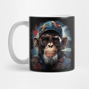 Patriotic Monkey Mug